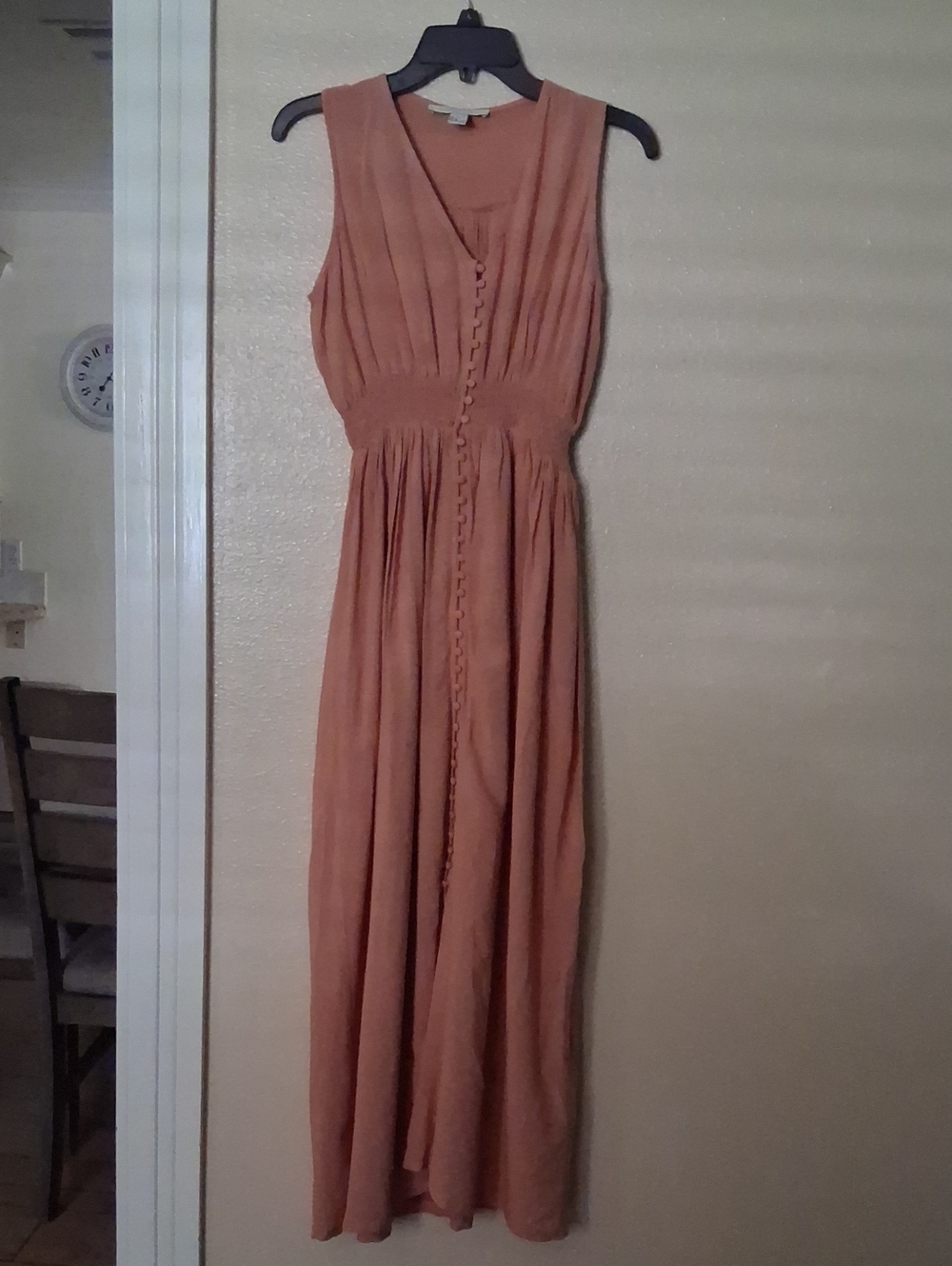 Forever 21 Sleeveless Maxi Dress in Dusty Rose